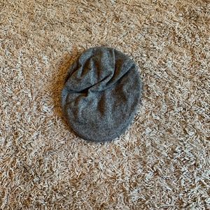 Hopkins Fifth Avenue Gray Newsboy Fitted Hat L